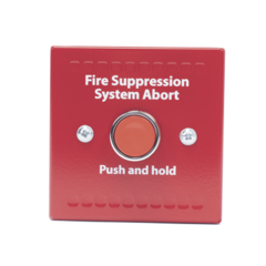 HOCHIKI Botón de Aborto para Sistema de Extinción de Incendio MOD: HCVR-ASR