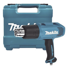 MAKITA Pistola de Calor de Temperatura Variable de 2 Niveles, Temperatura: 400/550°C de 1600W (Incluye Maletín). MOD: HG-5030-K