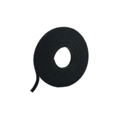 PANDUIT Rollo de Cinta de Contacto, de 15 Pies (4.5m) de Largo, 19.1 mm de Ancho, Color Negro MOD: HLS-15R0