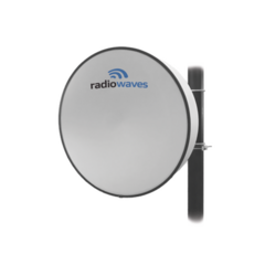 RADIOWAVES Antena Direccional, Dimensiones (3 ft), Ganancia 39 dBi, 10.7-11.7 GHz, 2 Conectores N-hembra, Radomo y montaje incluido MOD: HPD3-11FX