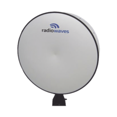 RADIOWAVES Antena Direccional, Dimensiones (4 ft), Ganancia 34 dBi , 4.9 - 6 GHz, 2 ConectoresN-hembra, Radomo y montaje incluido MOD: HPD45WNS