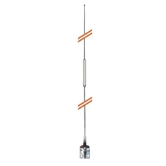 HUSTLER Antena Móvil para Rango de Frecuencia de Banda Civil (CB) 26.960 - 27.400 MHz. MOD: HQT