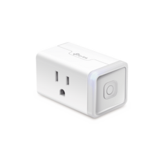 TP-LINK Mini tomacorriente inteligente Wi-Fi, 100 - 120V~, 50/60Hz, 15.0A, compatible con Amazon Alexa y Google Assistant, color blanco. MOD: HS105