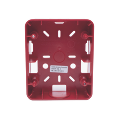 HOCHIKI Caja para Montaje de Sirena/Estrobo, Color rojo MOD: HSB-R