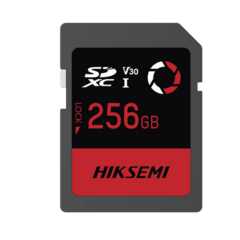 HIKSEMI by HIKVISION Memoria SD / Clase 10 de 256 GB / Especializada Para Drones, Cámaras de Fotografía y Video / 180 MB/s Lectura / 150 MB/s Escritura HS-SD-E30/256G