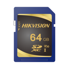 HIKVISION Memoria SD Clase 10 de 64 GB / Especializada Para Videovigilancia MOD: HS-SD-P10/64G