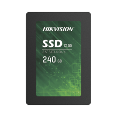HIKVISION Unidad de Estado Solido (SSD) 240 GB / 2.5" / Para PC de Oficina o Tareas Basicas MOD: HS-SSD-C100/240G