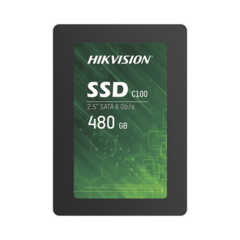 HIKVISION Unidad de Estado Solido (SSD) 480 GB / 2.5" / Para PC de Oficina o Tareas Básicas MOD: HS-SSD-C100/480G