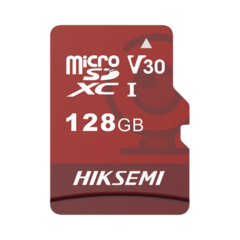 HIKSEMI Memoria microSD / Clase 10 de 128 GB / Especializada Para Videovigilancia (Uso 24/7) / Compatibles con cámaras HIKVISION y Otras Marcas / 95 MB/s Lectura / 50 MB/s Escritura HS-TF-E1/128G