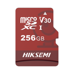 HIKSEMI Memoria microSD / Clase 10 de 256 GB / Especializada Para Videovigilancia (Uso 24/7) / Compatibles con cámaras HIKVISION y Otras Marcas / 95 MB/s Lectura / 55 MB/s Escritura HS-TF-E1/256G