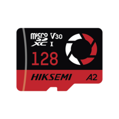 HIKSEMI by HIKVISION Memoria MicroSD / Clase 10 de 128 GB / Especializada Para Drones, Cámaras de Fotografía y de Video / 180 MB/s Lectura / 150 MB/s Escritura HS-TF-E3/128G