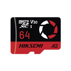 HIKSEMI by HIKVISION Memoria MicroSD / Clase 10 de 64GB / Especializada Para Drones, Cámaras de Fotografía y de Video / 180 MB/s Lectura / 150 MB/s Escritura HS-TF-E3/64G