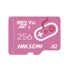 HIKSEMI by HIKVISION Memoria Micro SD / Enfocado para Consolas de Videojuegos (Gaming) / 256 GB / Lectura 170 MB/s / Escritura 90 MB/s HS-TF-G2/256G