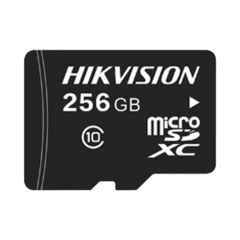 HIKVISION Memoria microSD / Clase 10 de 256 GB / Especializada Para Videovigilancia / Compatibles con cámaras HIKVISION MOD: HS-TF-L2/256G/P