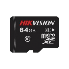 HIKVISION Memoria Micro SD / Clase 10 de 64 GB / Especializada Para Videovigilancia / Compatible con cámaras HIKVISION MOD: HS-TF-L2I/64G