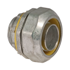 HUBBELL Conector recto metálico para tubería liquidtight de 1/2" (13 mm). MOD: HUB-3402DC