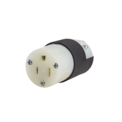 HUBBELL Conector Entrada Recta/ 15A 125V/ 2 Polos 3 Hilos/ Nema 5-15R/ Grado Industrial- Comercial. MOD: HUB-HBL-5269-C