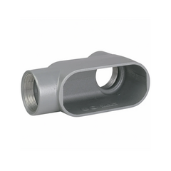 HUBBELL Caja Condulet Tipo LB de 3/4" / Aluminio libre de Cobre. MOD: HUB-LB27-SA