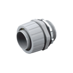 HUBBELL Conector Recto de Nylon de 1 1/2" para Tubería Liquidtight Polytuff. HUB-P150-NGY