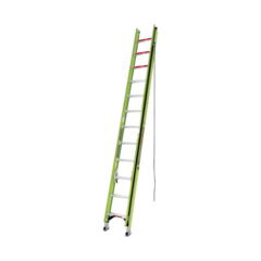 Little Giant Ladder Systems Escalera de Extensión de Aluminio + Fibra de Vidrio Hasta 7.31 m. !La Más Liviana del Mundo! (No. Parte: 18724) MOD: HYPERLITE-24-IA
