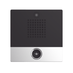 FANVIL Mini video Intercomunicador para hotelería y hospitales, con diseño elegante, PoE, cámara 1Mpx, 1 botón, 1 relevador integrado de salida y entrada. MOD: I10SV