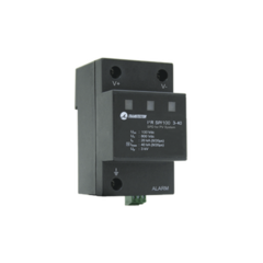 TRANSTECTOR Supresor de Sobretensiones, trabaja con 100 Vcc Tipo 2 En Montaje DIN Rail, tecnología MOV, Certificación IEC 61643-1 (1104-11-105) MOD: I2R-SPV100-3-40