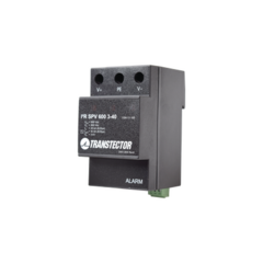 TRANSTECTOR Supresor de Sobretensiones A 600 VDC Tipo 2 En Montaje DIN Rail (1104-11-100) MOD: I2R-SPV600-3-40