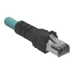 PANDUIT Cable de Conexión IndustrialNet Cat5e, de M12 D-Code Macho a Plug RJ45, Blindado S/FTP, Forro TPO, Color Azul Cerceta, 5 Metros MOD: ICD14T1NTL5M