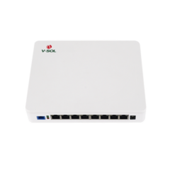 V-SOL ONU Dual EPON/GPON / 8 Puertos PoE 802.3at Gigabit / Wi-Fi Doble banda 2.4 y 5 GHz / 1 Puerto SC/UPC MOD: ICT3310DPS-8G2NAC