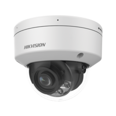 HIKVISION Domo IP 8 Megapixel / Lente Mot. 4 mm / 40 mts IR EXIR / IK10 / IP67 / Reconocimiento Facial / WDR 120 dB / DeepinView / Búsqueda por Atributos / Heat Map IDS-2CD7D87G0-XS