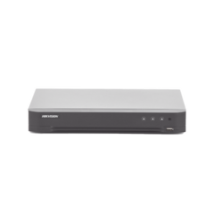 HIKVISION (Reconocimiento de Rostros / ACUSENSE) DVR 4 Megapixel / 4 Canales TURBOHD + 2 Canales IP / 1 Bahía de Disco Duro / 1 Canal de Audio / Audio por Coaxitron MOD: IDS-7204HQHI-M1/FA