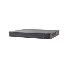 HIKVISION DVR 8 Canales TurboHD + 4 Canales IP/ 5 Megapixel- 3K Lite/ Acusense (Evita falsas alarmas)/ Audio por Coaxitron/ 1 Bahía de Disco Duro/ 4 Entradas de Alarma / 1 Salida de Alarma / H.265+ IDS-7208HQHI-M1/FA(C)