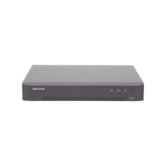 HIKVISION DVR 16 Canales TurboHD + 8 Canales IP/ 3K- 5 Megapixel/ Acusense (Reconocimiento de rostros)/ Audio por Coaxitron/ 1 Bahía de Disco Duro / 1 Canal de Audio IDS-7216HQHI-M1/FA(C)