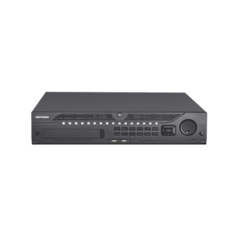 HIKVISION DVR 16 Canales TURBOHD + 18 Canales IP / 8 Megapixel /8 Bahías de Disco Duro / 16 Canales de Audio / Videoanalisis / 16 Entradas de Alarma / Arreglo RAID / Soporta POS IDS-9016HUHI-M8/S