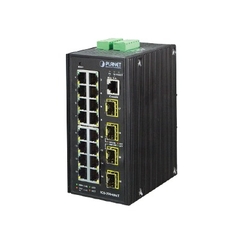 PLANET Switch Administrable Industrial 16 puertos Gigabit Ethernet + 4 SFP MOD: IGS-20040MT