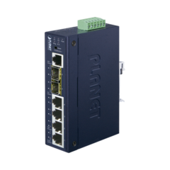 PLANET Switch Industrial Administrable Capa 2 con 4 Puertos 10/100/1000T y 2 puertos SFP 100/1000X MOD: IGS-5225-4T2S