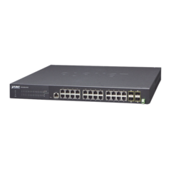 PLANET Switch Capa 3 Industrial de 24 puertos 10/100/1000T + 4 puertos 1000X SFP MOD: IGS-6330-24T4S