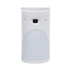 HONEYWELL HOME RESIDEO Detector interior de movimiento inalámbrico con cámara a color/blanco y negro para panel WIP630 VidoeFied IMV601