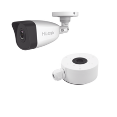 HiLook by HIKVISION KIT DE CÁMARA + MONTAJE / Bala IP 4 Megapixel / 30 mts IR / Exterior IP67 / PoE / WDR 120 dB / Lente 2.8 mm / H.265+ MOD: IPCB140H(C)/XSP - buy online