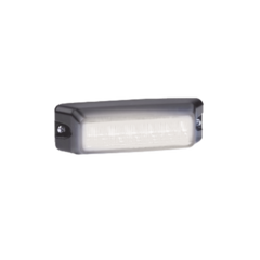 FEDERAL SIGNAL Luz auxiliar de 6 LED, Flasher Integrado, Color Blanco, Mica Transparente MOD: IPX600B-W