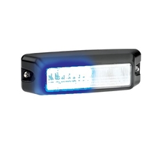 FEDERAL SIGNAL Luz Auxiliar de 12 LED, en color Azul-Claro, con mica transparente MOD: IPX-620-BBW
