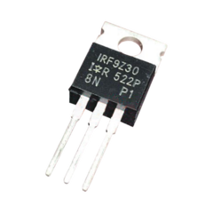 SYSCOM Transistor de Potencia MOSFET, Canal P, 50 Volt, 18 Amp., 0.14 Ohm, 74 Watt, TO-220AB, para Analizador III. MOD: IRF9Z30