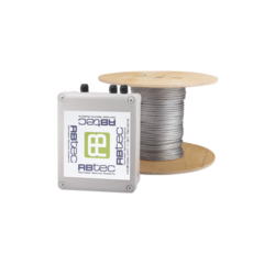 RBTEC Kit de Cable Sensor Para Cercas Ciclónicas IRONCLAD / 305 METROS / 1 ZONA / Sin Falsas Alarmas por Viento / TODO Incluido/TARJETA LPU400/ Calibración por Software MOD: IROC-1Z-1000-V2