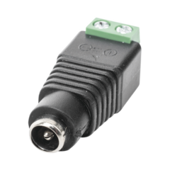 EPCOM POWERLINE Adaptador Hembra Tipo Jack de 3.5 mm polarizado de 12 Vcc / Terminales Tipo Tornillo / Polarizado (+/-) / Ideal para Cámaras de Video Vigilancia. MOD: JR-53