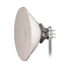 JIROUS Antena Direccional de Alto Rendimiento / 36 dBi / 4 ft / 5.9-7 GHz / Conectores R-SMA / Alto Aislamiento al Ruido / Fácil Montaje y herraje de acero inoxidable / Radomo Incluido JRMD-1200-6-MIMO