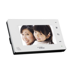 KOCOM Monitor adicional color blanco manos libres con pantalla LCD a color de 7' MOD: KCV-A374