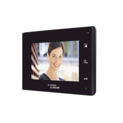 KOCOM Monitor adicional color negro manos libres con pantalla LCD a color de 7" MOD: KCV-A374B