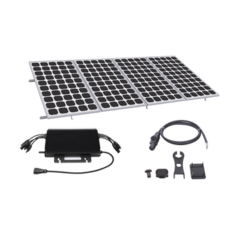 HOYMILES Kit Solar para Interconexión de 2.2KW de Potencia Pico 220Vcc con Microinversor y 4 Módulos de 550 W (Incluye Montaje ) MOD: KITHMS2K550SP