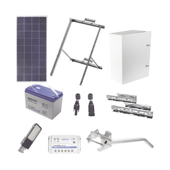 EPCOM INDUSTRIAL Kit de energía solar para alumbrado de 30 W MOD: KIT-SL-30W