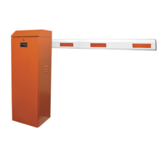 AccessPRO Kit de Barrera Vehicular Derecha Color Naranja y Brazo de 3 m MOD: KIT-XBF-RNB